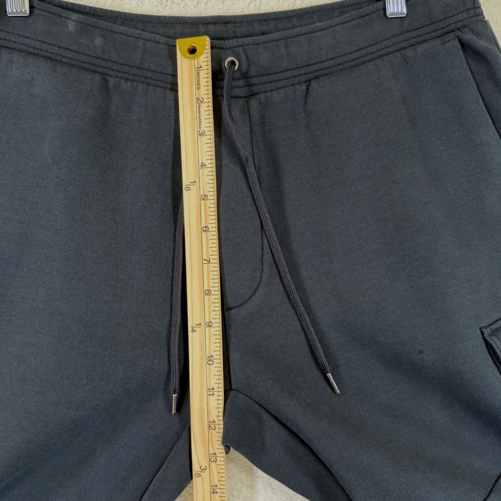 Polo Ralph Lauren Mens Black Double-Knit Cargo Jogger Pants XL Pony Logo